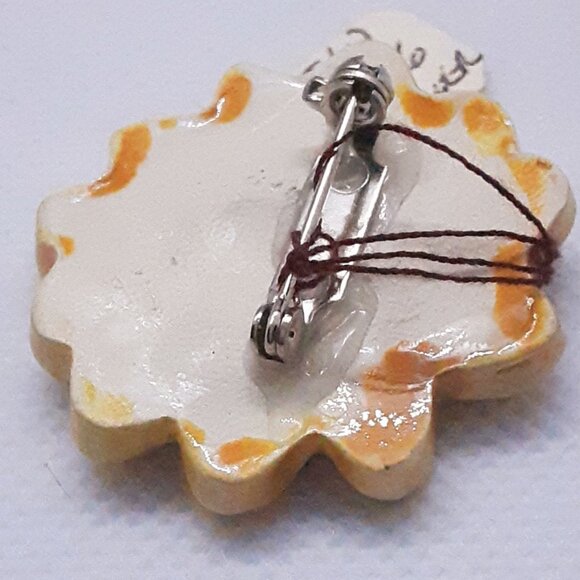 NEW Art to Wear Yellow Sunflower Pin - Picture 4 of 10